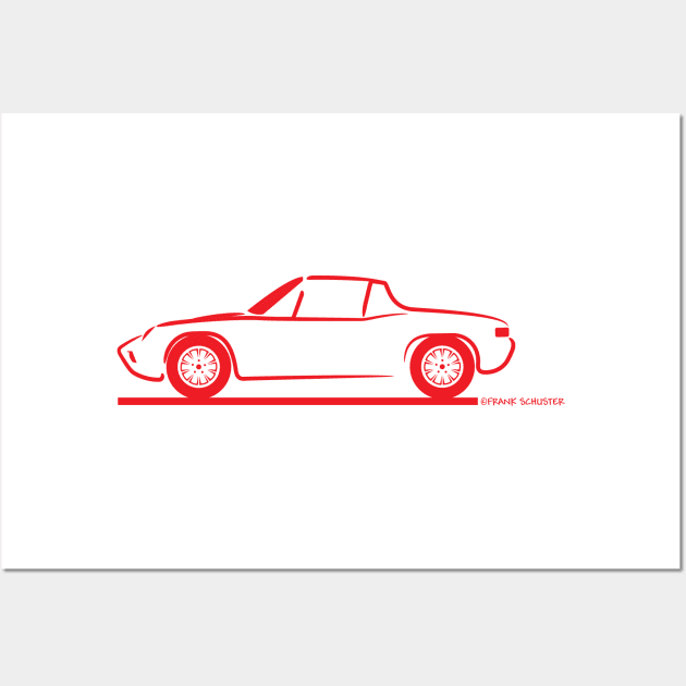 Porsche 914, 916, 914/6 Wall Art by PauHanaDesign